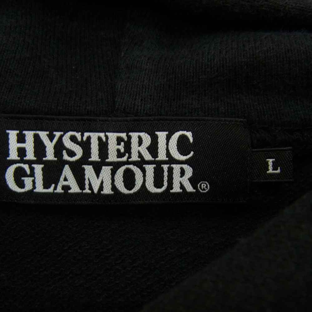 HYSTERIC GLAMOUR ヒステリックグラマー 4CF-1643 スカルベリー プルオーバー パーカー ブラック系 L【中古】