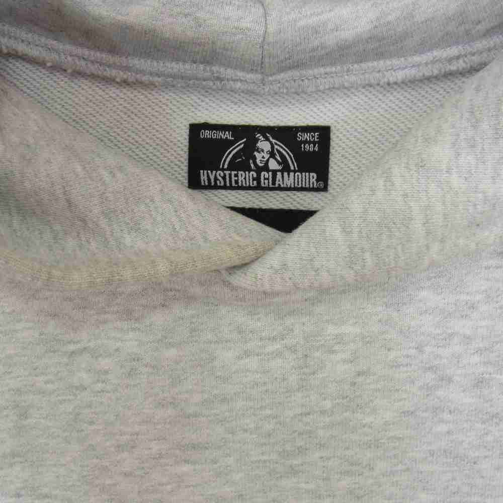 HYSTERIC GLAMOUR ヒステリックグラマー WIND AND SEA ウィンダンシー WDS-HYS-3-06 21AW WDS HOODIE プルオーバー パーカー グレー系 L【極上美品】【中古】