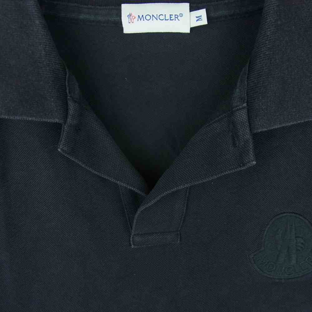 MONCLER モンクレール 84093 ワッペン 半袖 ポロシャツ コットン 中国