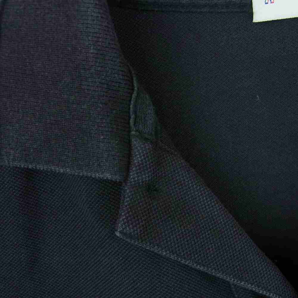 MONCLER モンクレール 84093 ワッペン 半袖 ポロシャツ コットン 中国製 ブラック系 M【中古】