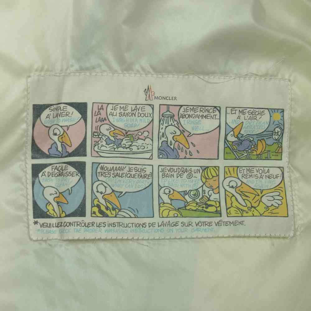 MONCLER モンクレール 国内正規品 ARCS アークス ダウン ジャケット ブラック系 オフホワイト系【中古】