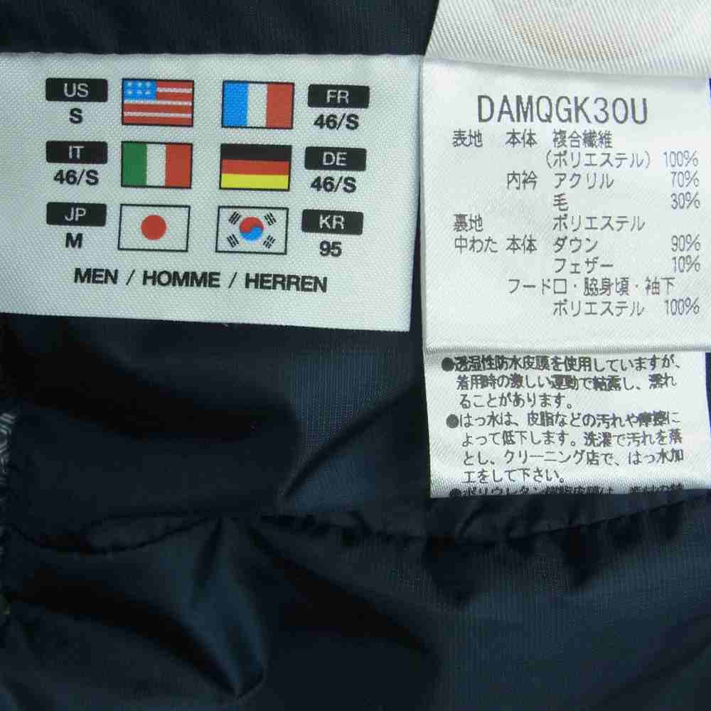 DESCENTE デサント DAMQGK30U ALLTERRAIN オルテライン MIZUSAWA DOWN MOUNTAINEER JACKET 水沢 ダウン マウンテニア ジャケット ダークネイビー系 M【中古】