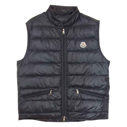 MONCLER モンクレール GUI GILET ギュイ ジレ ダウン ベスト ダークネイビー系 4【中古】