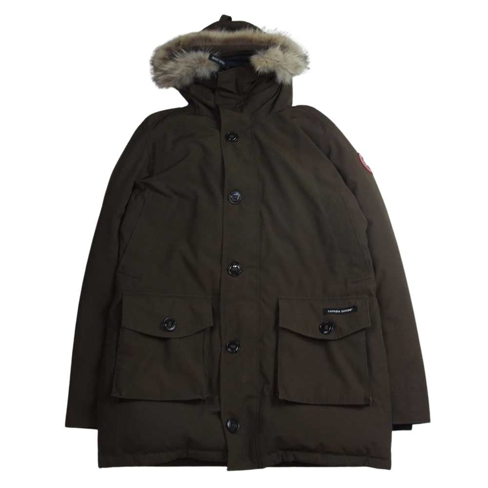 CANADA GOOSE カナダグース 2072JM YORKTON ヨークトン ファー ダウン ジャケット ブラウン系 XL【中古】
