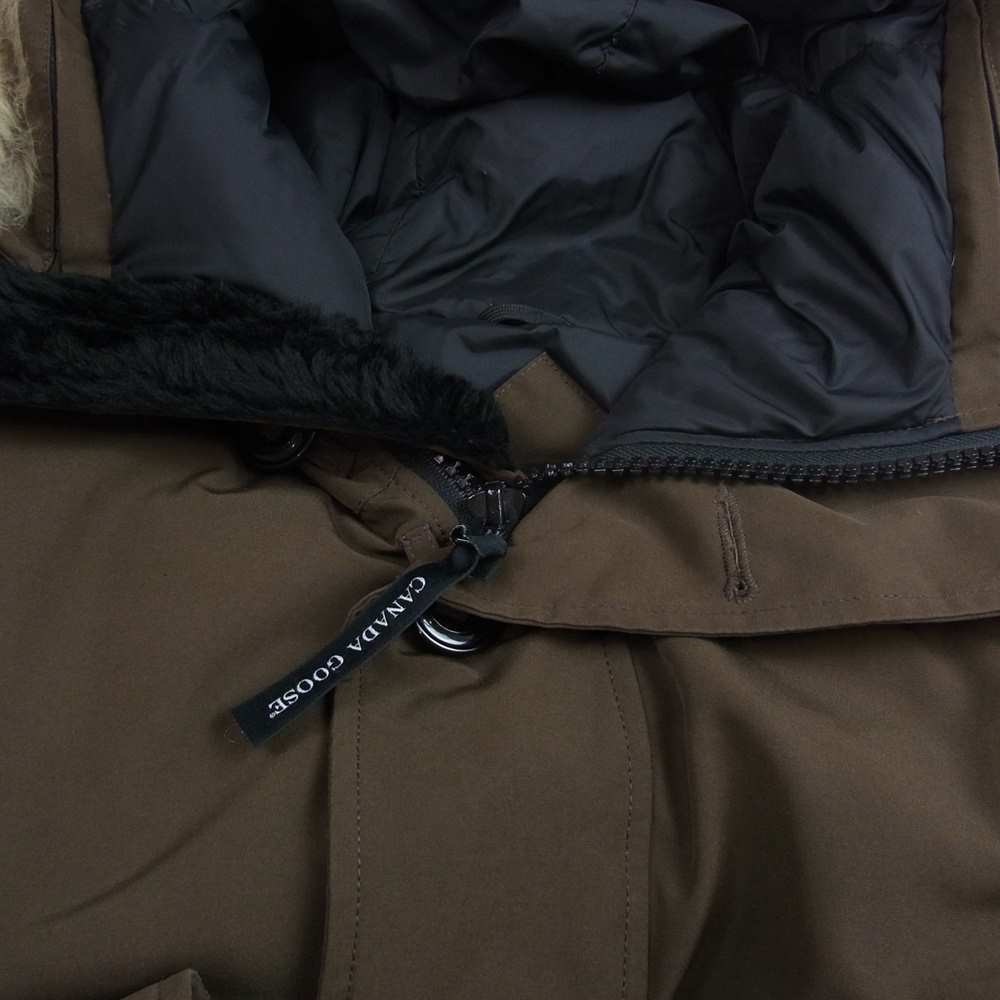 CANADA GOOSE カナダグース 2072JM YORKTON ヨークトン ファー ダウン ジャケット ブラウン系 XL【中古】