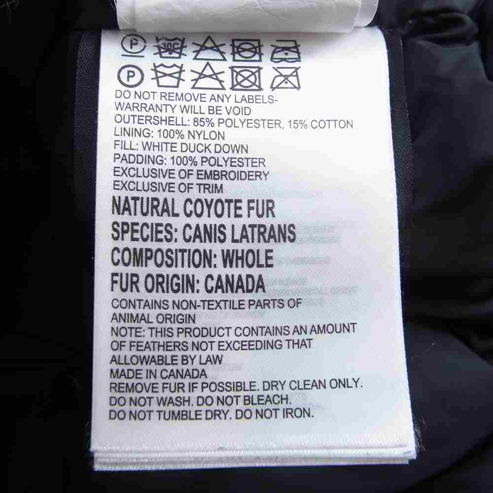 CANADA GOOSE カナダグース 2072JM YORKTON ヨークトン ファー ダウン ジャケット ブラウン系 XL【中古】