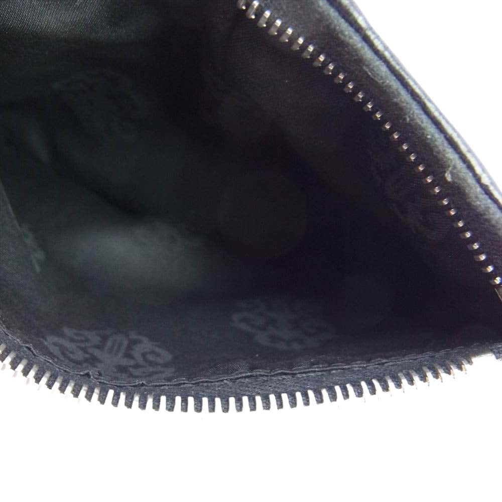 CHROME HEARTS クロムハーツ（原本有） BABY BANK ROBBER ベビー バンクローバー レザー ウォレット 財布 ブラック系【中古】