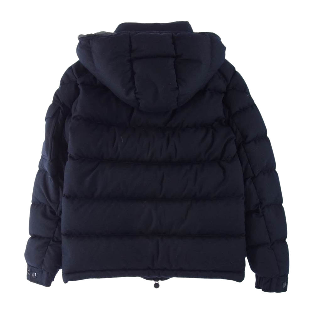 MONCLER モンクレール MONTGENEVRE モンジュネーブル ウール ダウン ジャケット ダークネイビー系【中古】