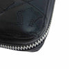 CHROME HEARTS クロムハーツ（原本無） REC F ZIP QUILTED セメタリークロス キルティング ウォレット ブラック系【中古】