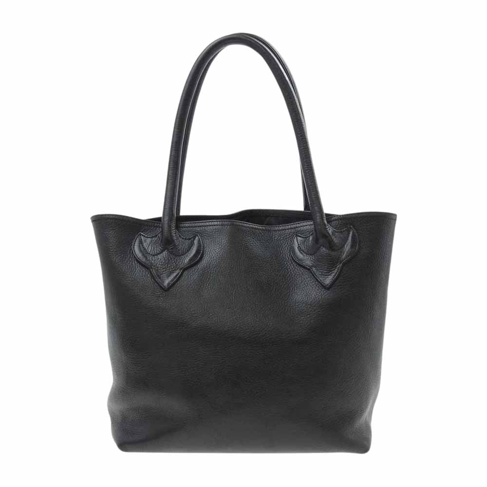 CHROME HEARTS クロムハーツ（原本無） FS TOTE クロスパッチ レザー トートバッグ ブラック系【中古】