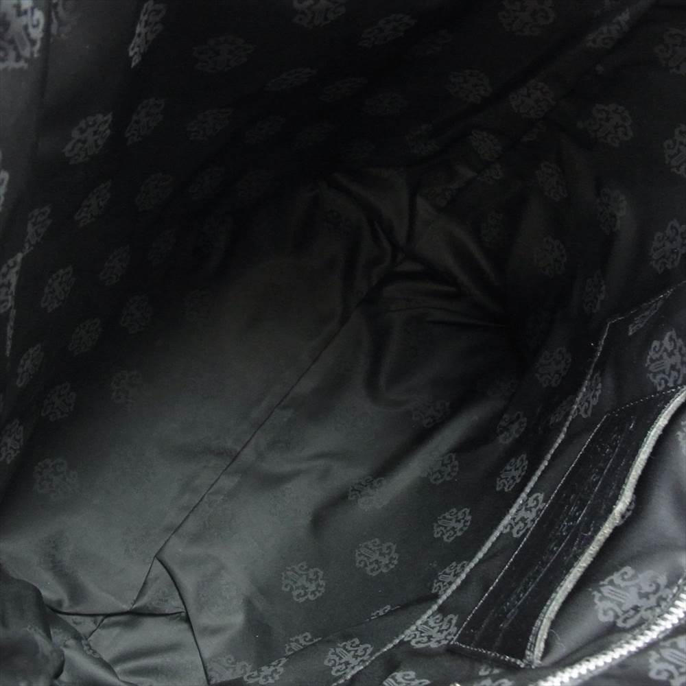 CHROME HEARTS クロムハーツ（原本無） FS TOTE クロスパッチ レザー トートバッグ ブラック系【中古】