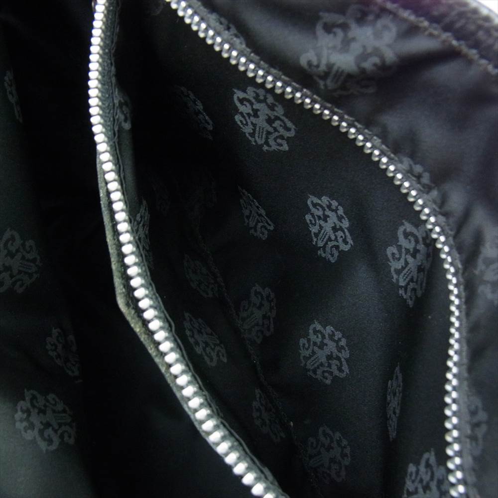 CHROME HEARTS クロムハーツ（原本無） FS TOTE クロスパッチ レザー トートバッグ ブラック系【中古】