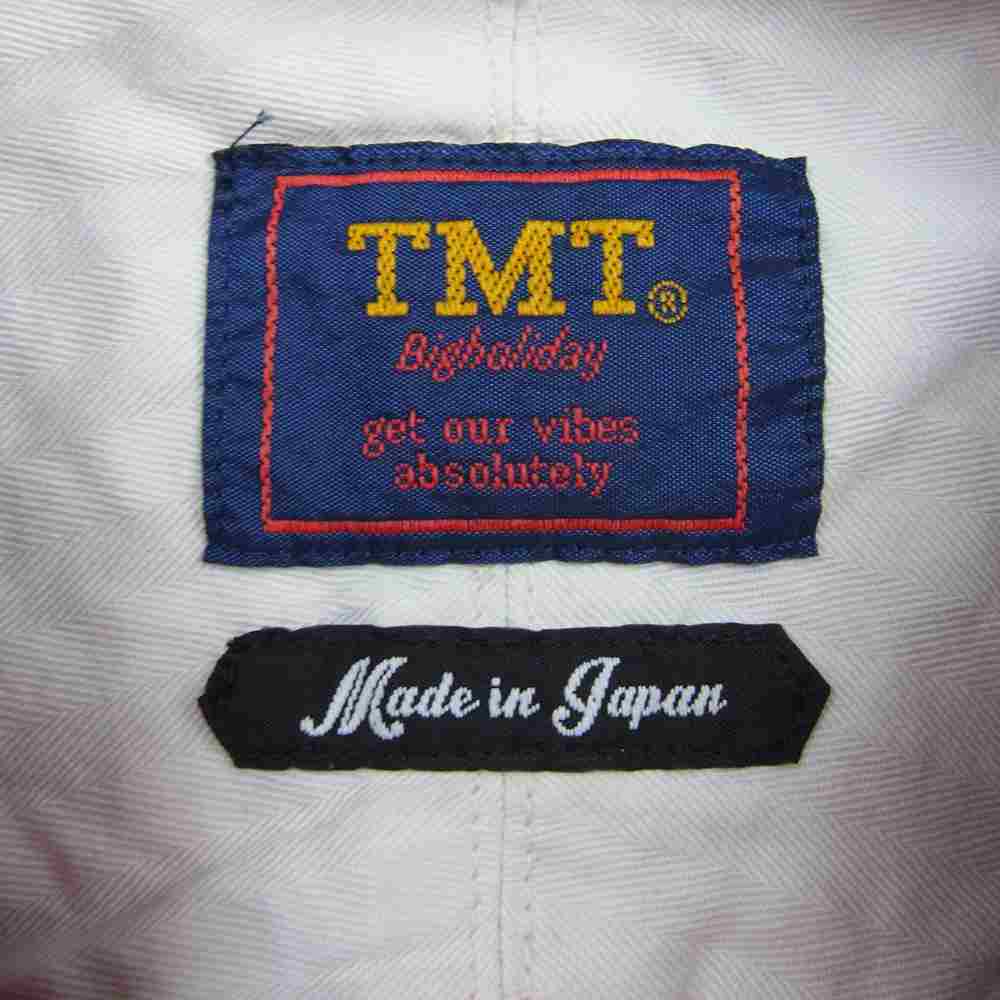 TMT ティーエムティー TSH-F1801 VINTAGE NEP TWILL CHECK SHIRTS ヴィンテージ ネップ ツイル チェック 長袖 シャツ オレンジ ネイビー オレンジ系 L【中古】