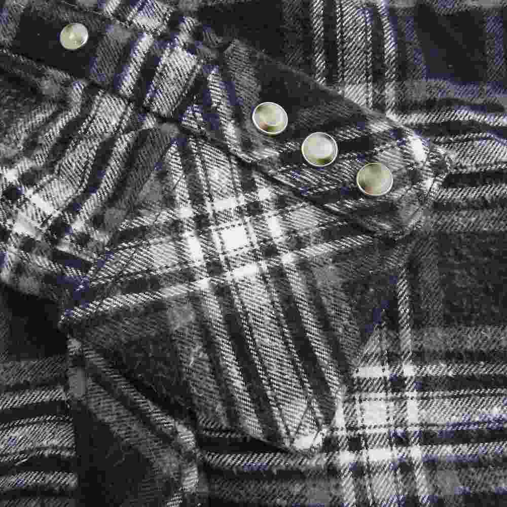 TMT ティーエムティー TSH-F1202 VINTAGE CHECK SHIRT ヴィンテージ 加工 ウエスタン チェック シャツ ブラック ホワイト ブラック系 M【中古】