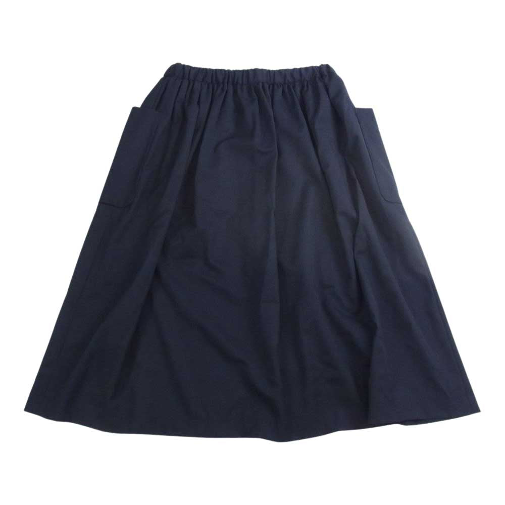 COMME des GARCONS コムデギャルソン GIRL AD2019 NZ-S001 サイドポケット イージー スカート ブラック系【美品】【中古】