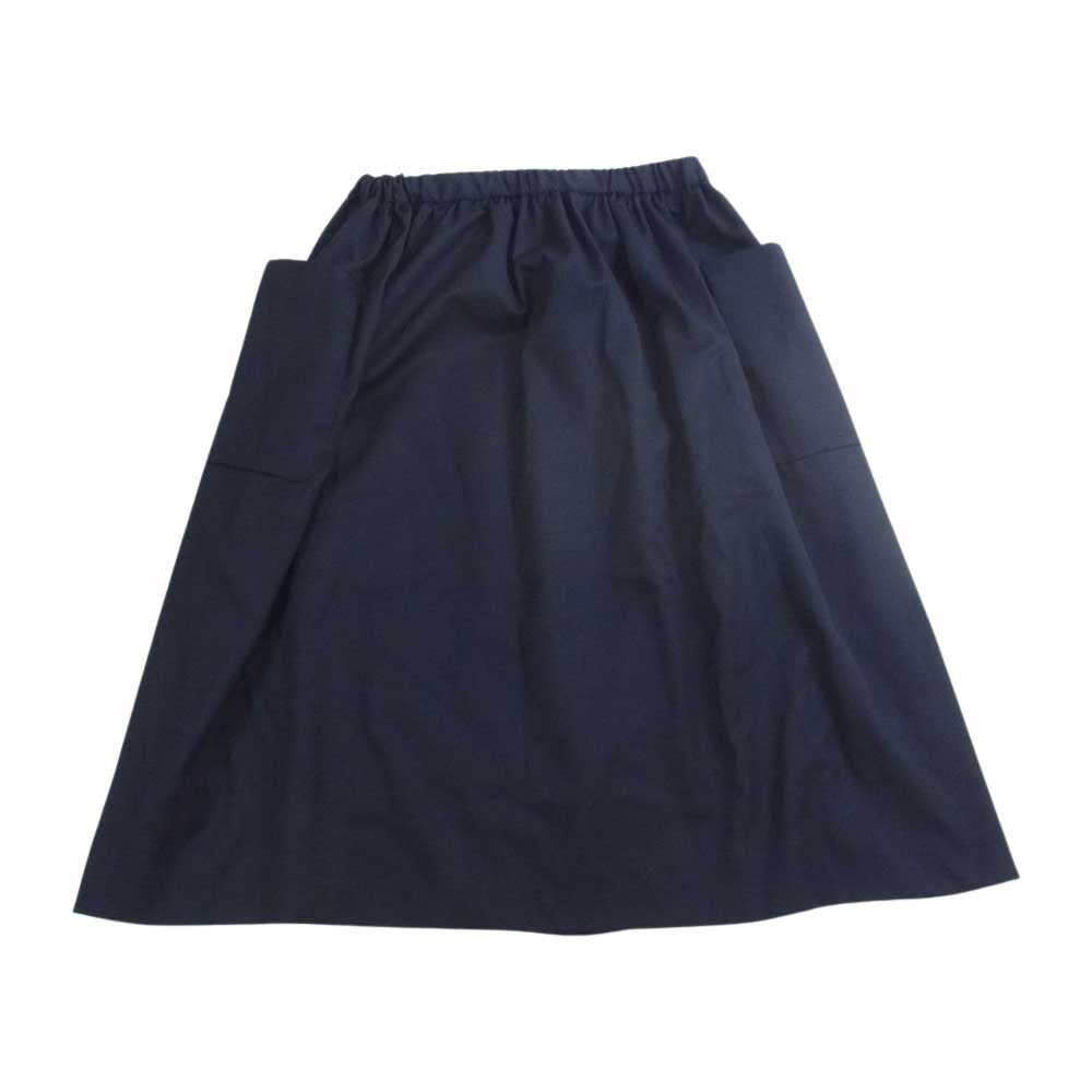 COMME des GARCONS コムデギャルソン GIRL AD2019 NZ-S001 サイドポケット イージー スカート ブラック系【美品】【中古】