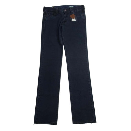 HTC エイチティーシー TWIGGY SPECIAL バックロゴ スタッズ デニムパンツ インディゴブルー系 28【中古】