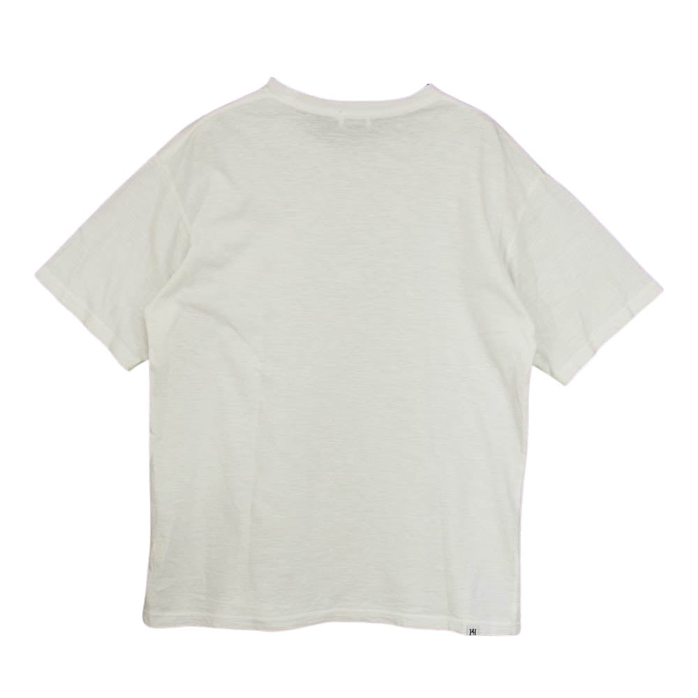 HYSTERIC GLAMOUR ヒステリックグラマー 02172CT12 BEGINS! pt T-SH プリント 半袖 Tシャツ ホワイト系 M【中古】