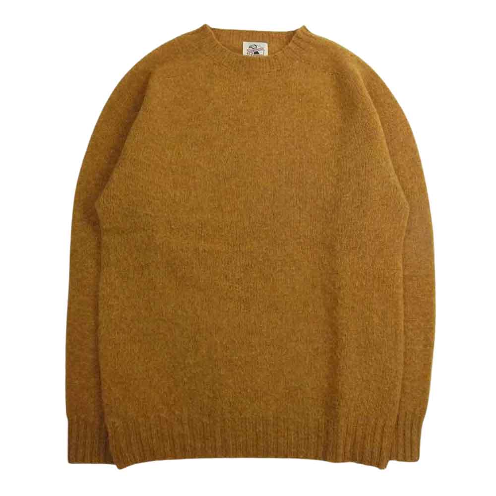 Northern CROFTER シェット ランド ニット イエロー系 ライトブラウン系 38【中古】