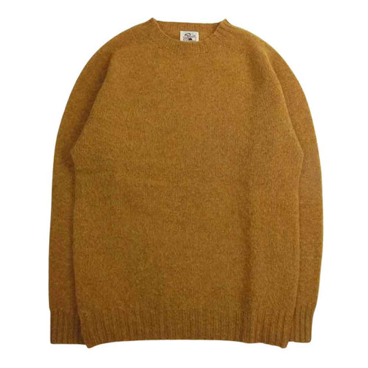 Northern CROFTER シェット ランド ニット イエロー系 ライトブラウン系 38【中古】