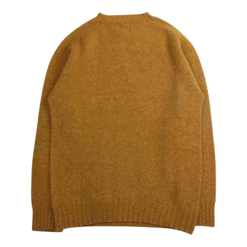 Northern CROFTER シェット ランド ニット イエロー系 ライトブラウン系 38【中古】