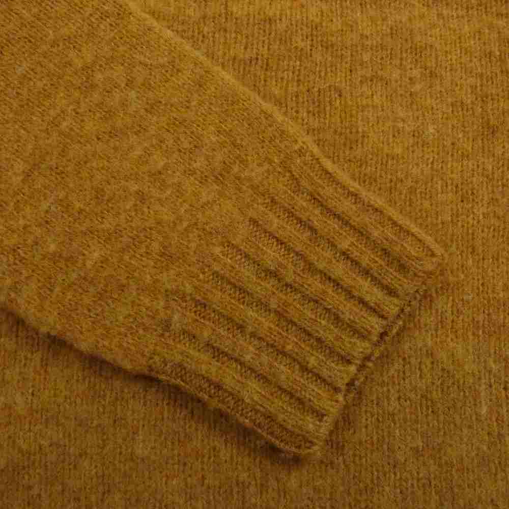 Northern CROFTER シェット ランド ニット イエロー系 ライトブラウン系 38【中古】
