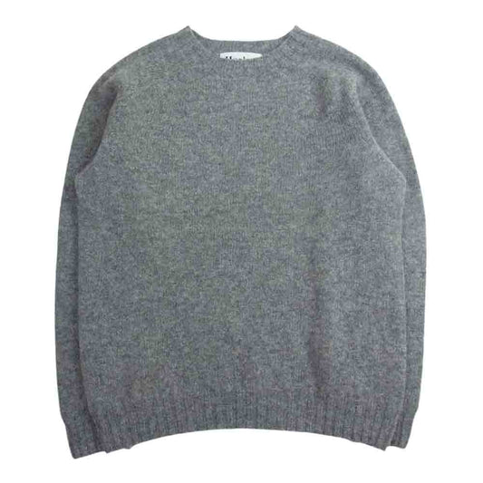 ハーレーオブスコットランド CREW NECK SWEATER クール ネック セーター グレー系 40【中古】