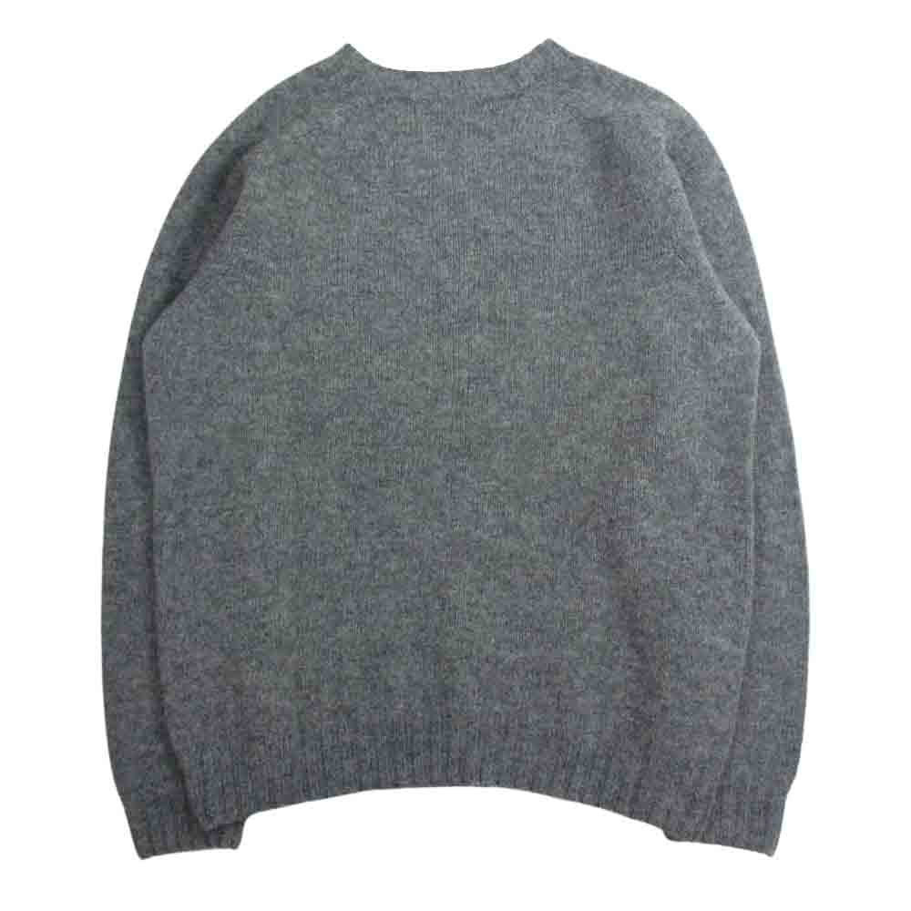 ハーレーオブスコットランド CREW NECK SWEATER クール ネック セーター グレー系 40【中古】