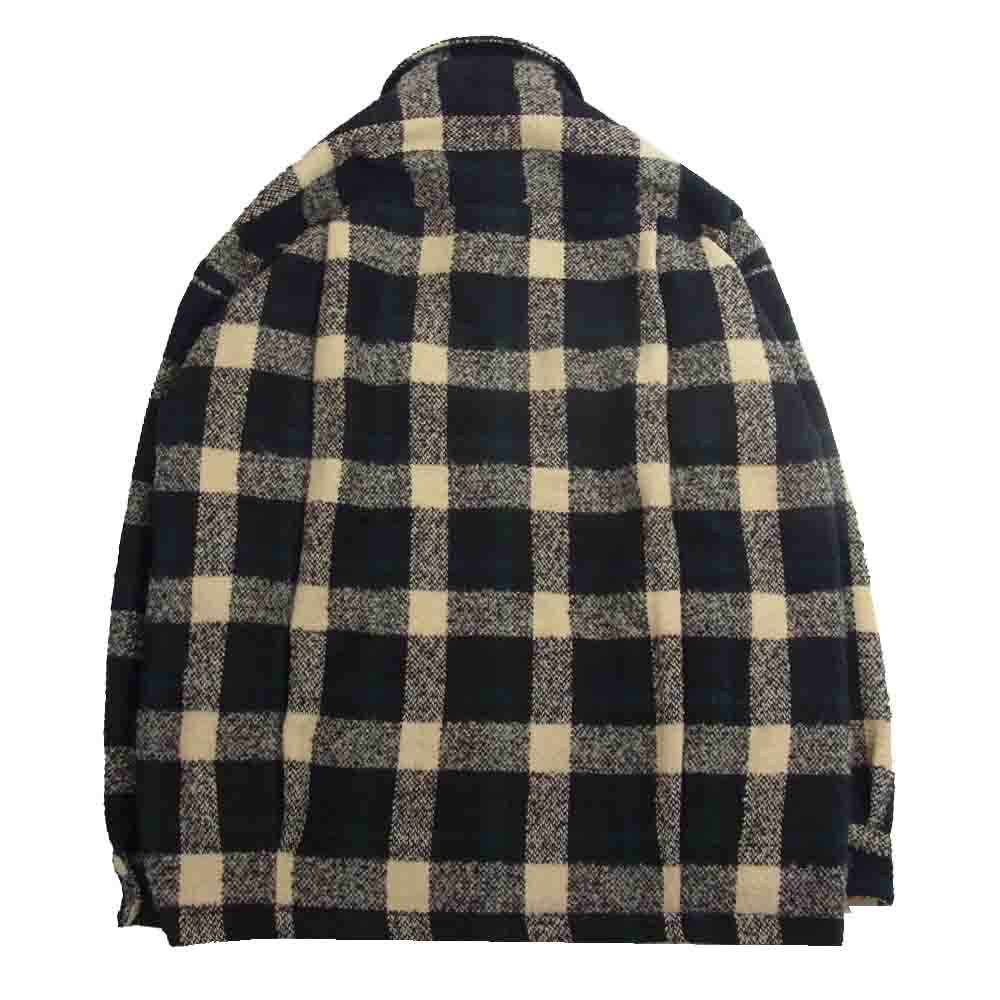 モンキータイム 8325-699-1421 CHK OV SZD SHT JKT チェック ジャケット ブラック系 グリーン系 アイボリー系 L【中古】