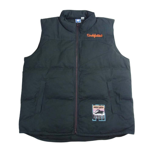 UNDEFEATED アンディフィーテッド 212077008058 OUTDOOR PUFFER VEST アウトドア パファ ベスト  グレー系 XL【中古】