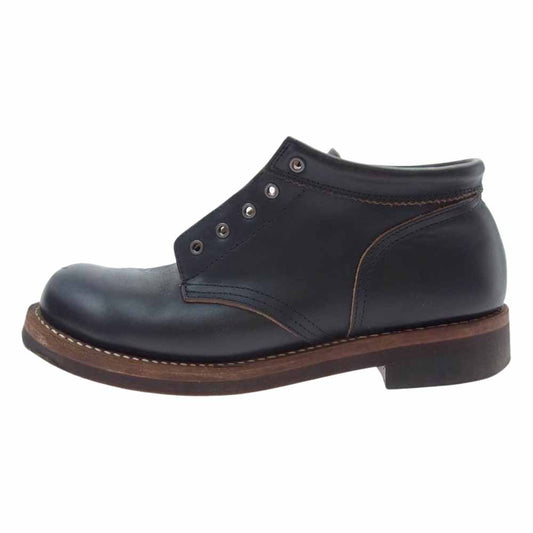 ROLLING DUB TRIO ローリングダブトリオ MIDCUT WORK BOOTS COUPEN ミッドカット ワーク ブーツ コペン  ブラック系 26.5cm【中古】