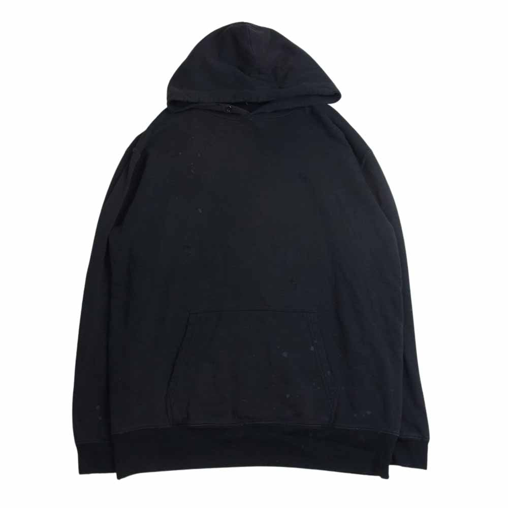 TMT ティーエムティー TSW-F20SP01 VINTAGE PROCESSING SWEAT PULLOVER HOODIE スウェット フーディ パーカー ダメージ加工 ブラック系 L【中古】