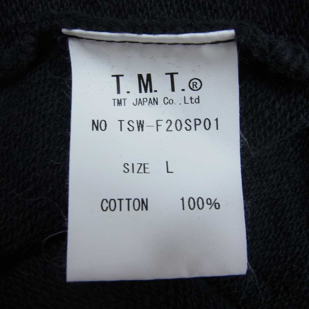 TMT ティーエムティー TSW-F20SP01 VINTAGE PROCESSING SWEAT PULLOVER HOODIE スウェット フーディ パーカー ダメージ加工 ブラック系 L【中古】
