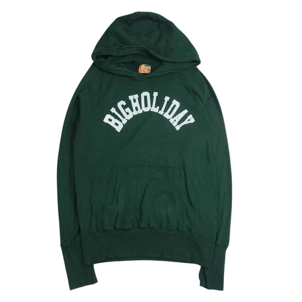 TMT ティーエムティー TSW-S20SP01 GAUZE MINI FRENCH TERRY HOODIE BIG HOLIDAY  スウェット フーディ パーカー グリーン系 L【中古】