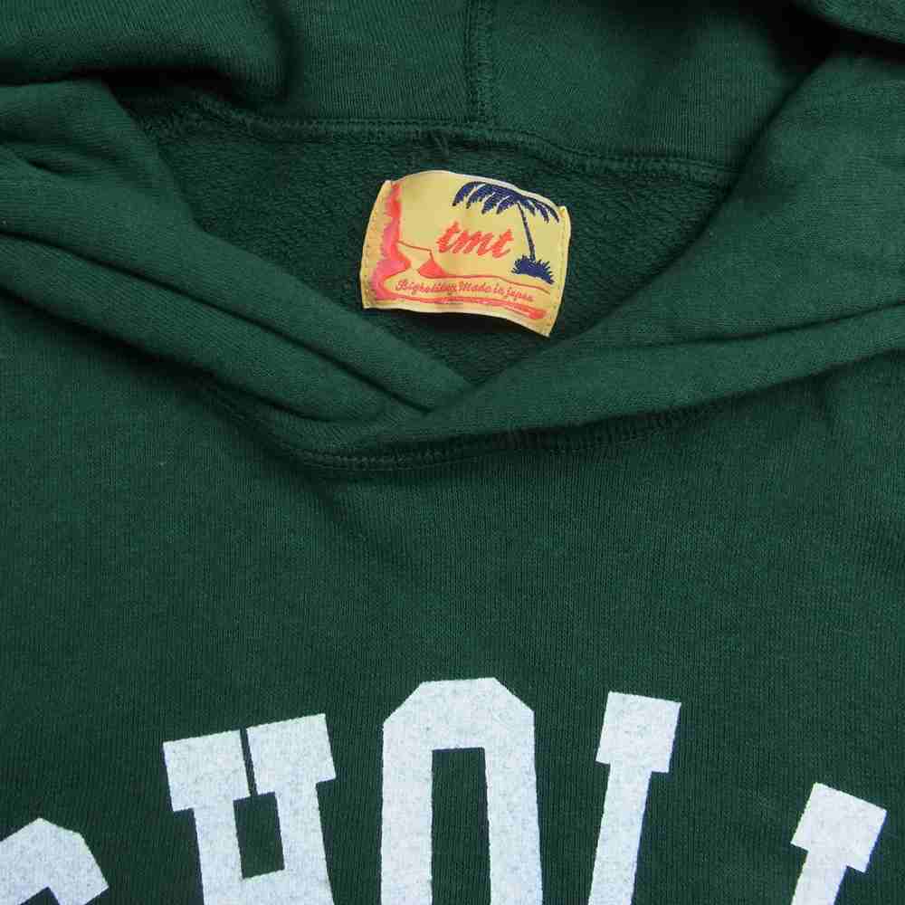 TMT ティーエムティー TSW-S20SP01 GAUZE MINI FRENCH TERRY HOODIE BIG HOLIDAY  スウェット フーディ パーカー グリーン系 L【中古】