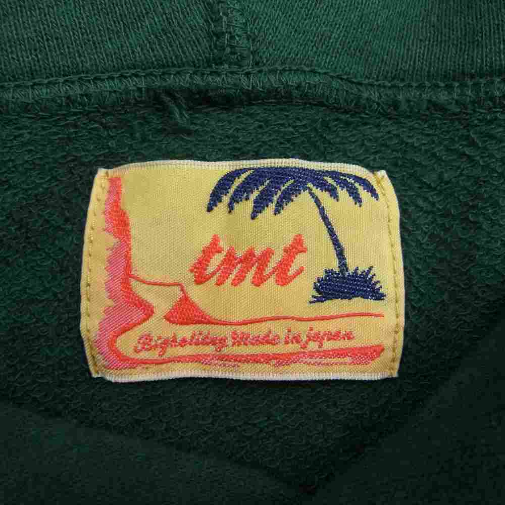 TMT ティーエムティー TSW-S20SP01 GAUZE MINI FRENCH TERRY HOODIE BIG HOLIDAY  スウェット フーディ パーカー グリーン系 L【中古】