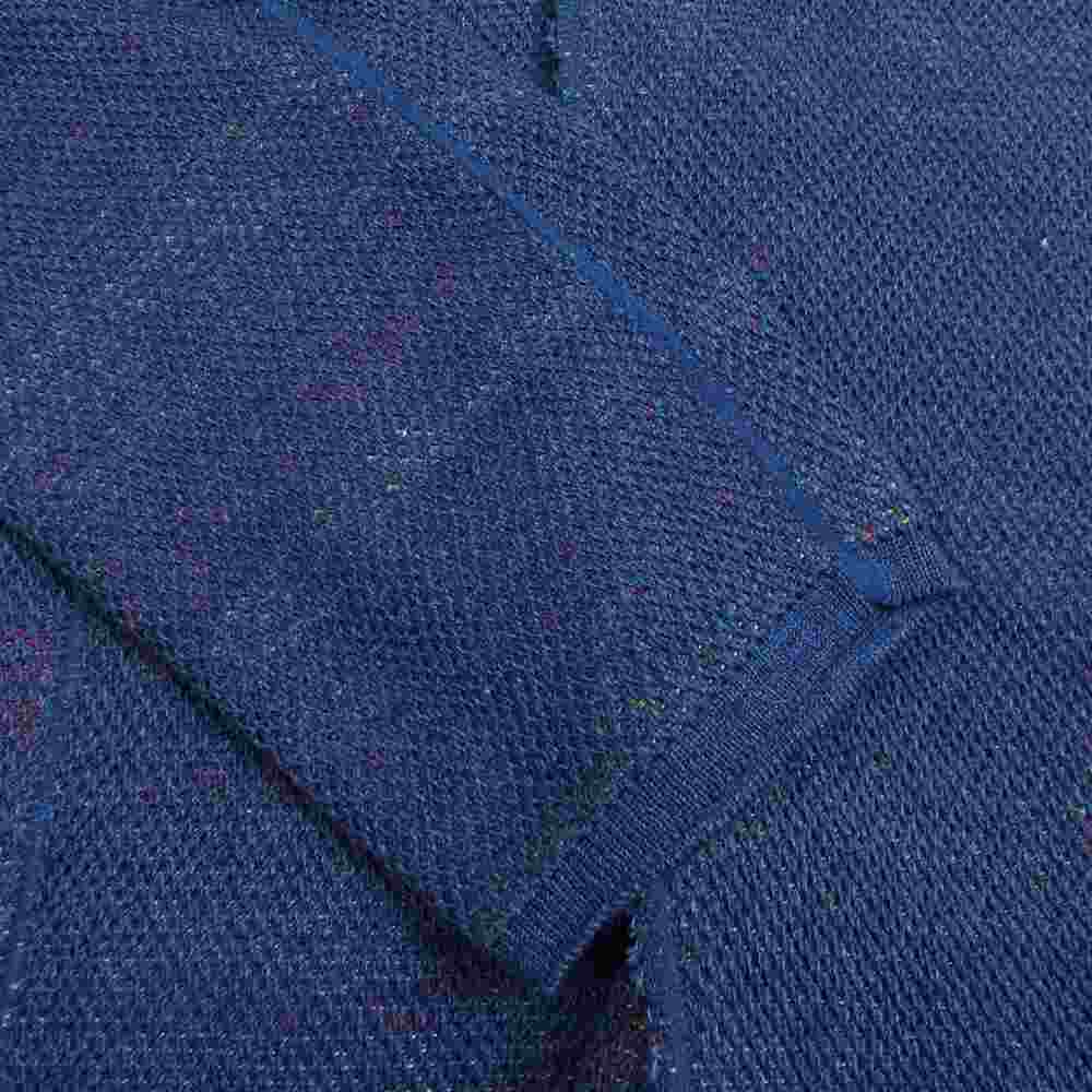 TMT ティーエムティー 19SS TKN-S1904 INDIGO LIKE KNIT TAILORED JACKET インディゴライク ニット テイラード ジャケット ネイビー系 L【中古】