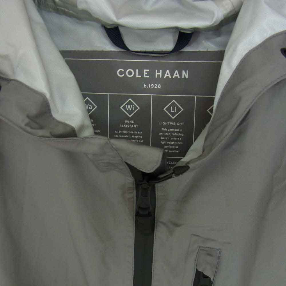 COLE HAAN コールハーン T40117 パッカブル フード付き シェル ジャケット グレー系 M【中古】