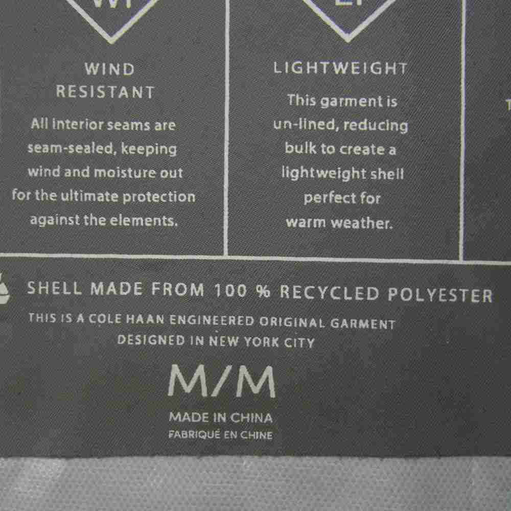 COLE HAAN コールハーン T40117 パッカブル フード付き シェル ジャケット グレー系 M【中古】