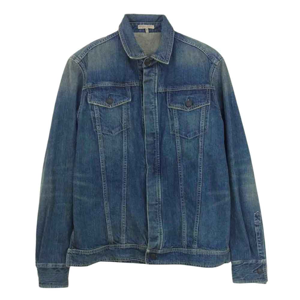 BOTTEGAVENETA ボッテガヴェネタ 国内正規品 イタリア製 345469 VZQ10 デニムジャケット インディゴブルー系 48【中古】