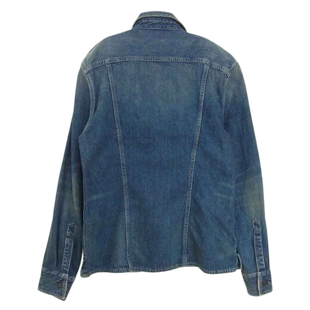 BOTTEGAVENETA ボッテガヴェネタ 国内正規品 イタリア製 345469 VZQ10 デニムジャケット インディゴブルー系 48【中古】