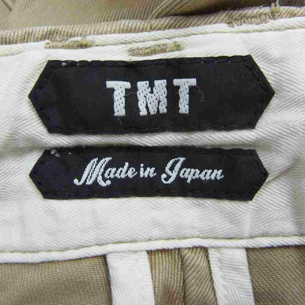 TMT ティーエムティー TPT-F2107 WEAPON-CLOTH TROUSER ウエスポン クロス トラウザーズ ボタンフライ パンツ ベージュ系 L【中古】