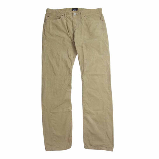 TMT ティーエムティー TPT-S2108 CORDUROY 5P TAPERED コーデュロイ テーパード パンツ ベージュ系 L【中古】