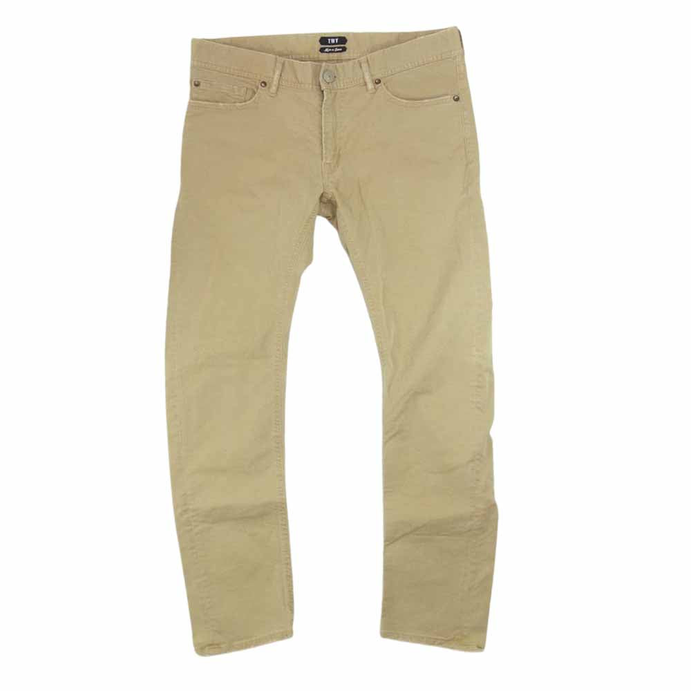 TMT ティーエムティー TPT-S21SP06 C/TN SULFUR DYES STRETCH PANTS サルファー ダイ ストレッチ パンツ ベージュ系【中古】