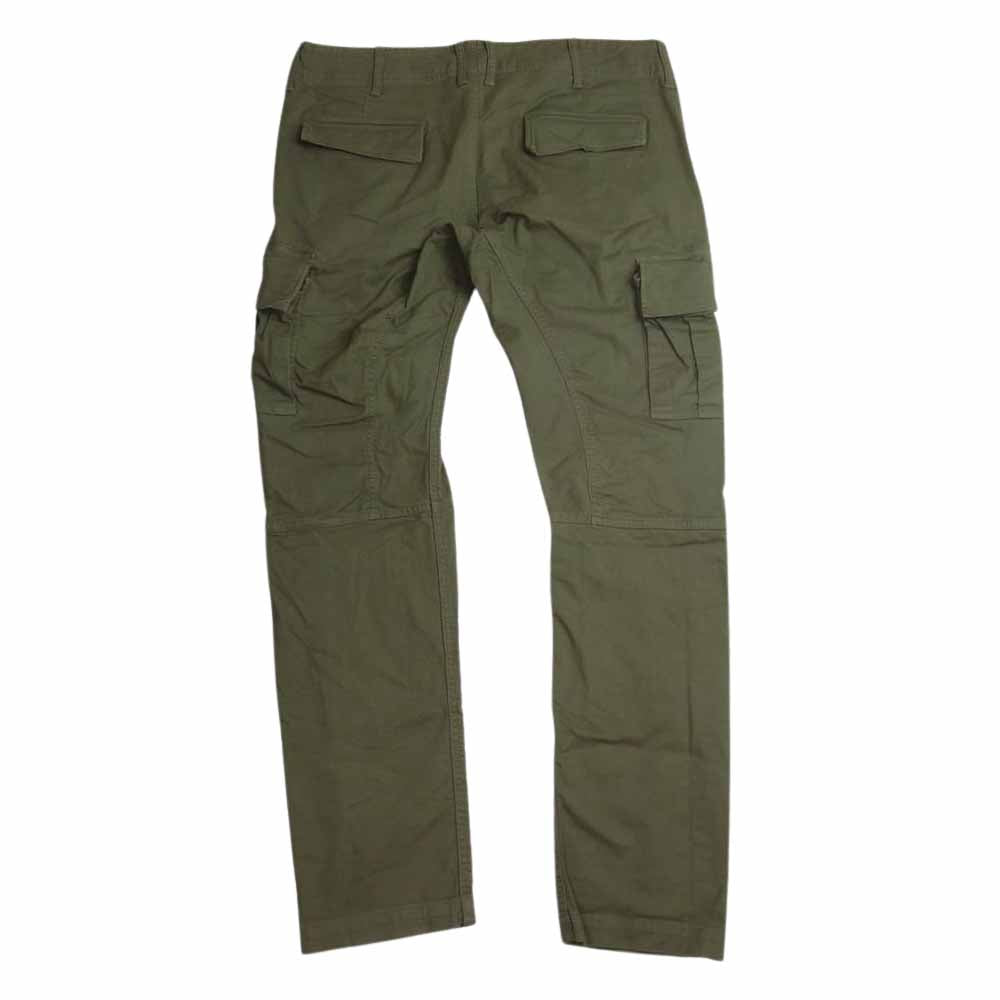 TMT ティーエムティー TPT-S2109 VINTAGE WASH MILITARY CARGO PANTS ヴィンテージ ウォッシュ ミリタリー カーゴ パンツ カーキ系 L【中古】