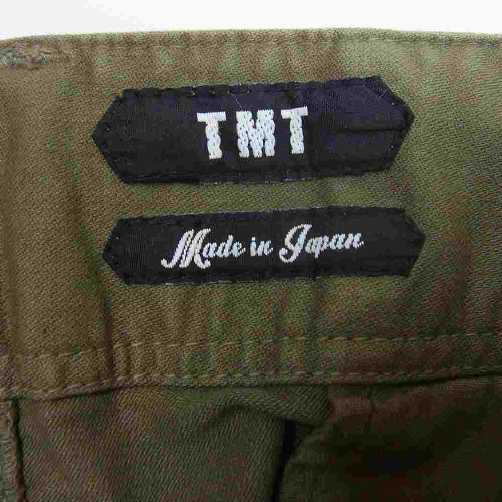 TMT ティーエムティー TPT-S2109 VINTAGE WASH MILITARY CARGO PANTS ヴィンテージ ウォッシュ ミリタリー カーゴ パンツ カーキ系 L【中古】