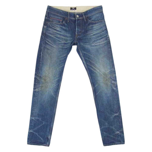 TMT ティーエムティー TPT-F2101 HQ DENIM 5P TAPERED VINTAGE PROCESSING テーパード ヴィンテージ 加工 デニム パンツ インディゴブルー系【中古】
