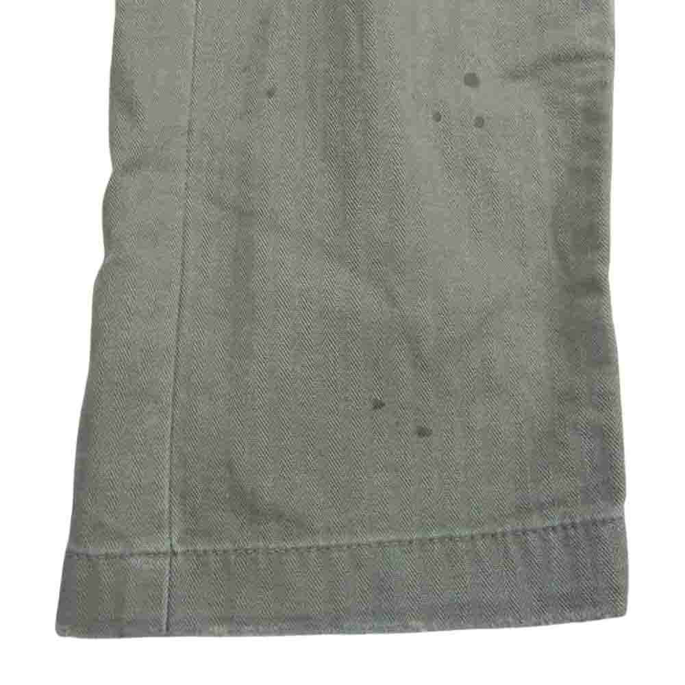 TMT ティーエムティー TPT-F2108 HERRINGBONE TWILL CARGO TROUSER ヘリボーン ツイル カーゴ トラウザーズ パンツ カーキ系 L【中古】