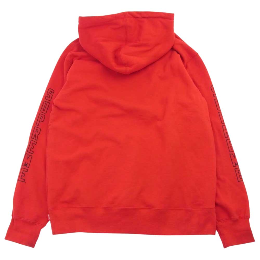 Supreme シュプリーム 17SS Vampirella Hooded Sweatshirt ヴァンピエラ フーデッド スウェット プルオーバー パーカー レッド系 XL【中古】