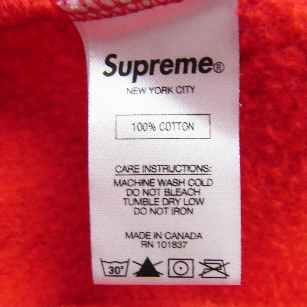 Supreme シュプリーム 17SS Vampirella Hooded Sweatshirt ヴァンピエラ フーデッド スウェット プルオーバー パーカー レッド系 XL【中古】